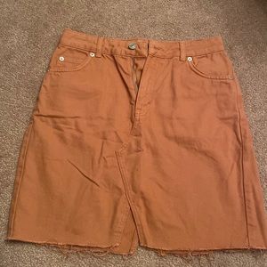 Topshop Moto denim skirt